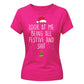 Look At Me Being All Festive Christmas Ladies T-Shirt