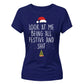 Look At Me Being All Festive Christmas Ladies T-Shirt