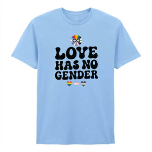 Love Has No Gender Bold Typography Unisex T Shirt Happy Pride Day