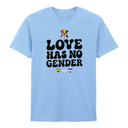 Love Has No Gender Bold Typography Unisex T Shirt Happy Pride Day