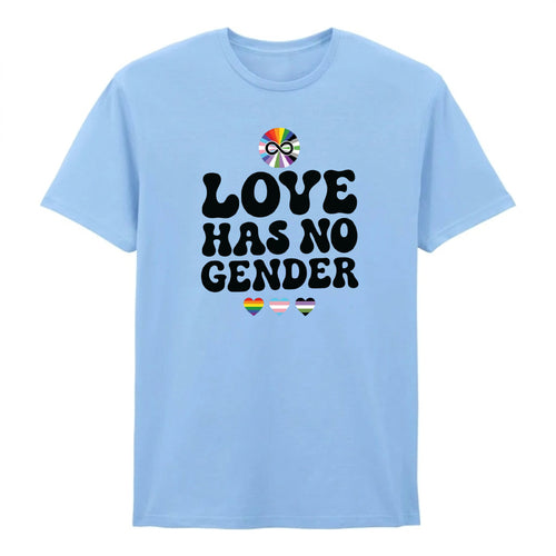 Love Has No Gender Bold Typography Unisex T Shirt Happy Pride Day