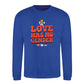 Love Has No Gender Groovy Pride Month Unisex Sweatshirt