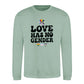 Love Has No Gender Groovy Pride Month Unisex Sweatshirt