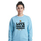 Love Has No Gender Groovy Pride Month Unisex Sweatshirt