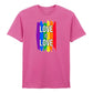 Love Is Love Iconic Rainbow Pride Month Unisex T-Shirt