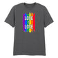 Love Is Love Iconic Rainbow Pride Month Unisex T-Shirt