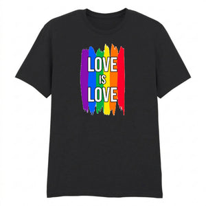 Love Is Love Iconic Rainbow Pride Month Unisex T-Shirt