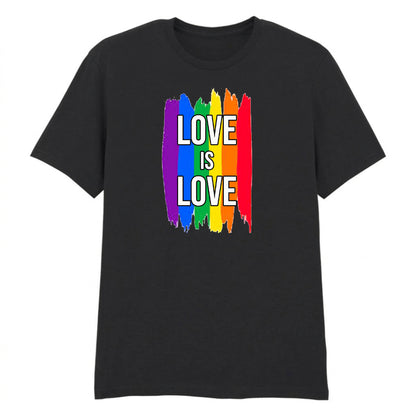 Love Is Love Iconic Rainbow Pride Month Unisex T-Shirt