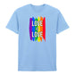 Love Is Love Iconic Rainbow Pride Month Unisex T-Shirt