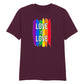 Love Is Love Iconic Rainbow Pride Month Unisex T-Shirt