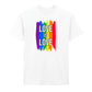 Love Is Love Iconic Rainbow Pride Month Unisex T-Shirt