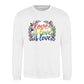 Love Is Love Leafy Floral Pride Month Unisex Sweatshirt