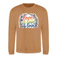Love Is Love Leafy Floral Pride Month Unisex Sweatshirt
