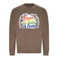 Love Is Love Leafy Floral Pride Month Unisex Sweatshirt