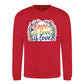 Love Is Love Leafy Floral Pride Month Unisex Sweatshirt