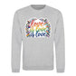 Love Is Love Leafy Floral Pride Month Unisex Sweatshirt