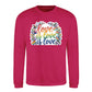 Love Is Love Leafy Floral Pride Month Unisex Sweatshirt