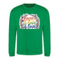 Love Is Love Leafy Floral Pride Month Unisex Sweatshirt