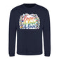 Love Is Love Leafy Floral Pride Month Unisex Sweatshirt