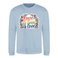 Love Is Love Leafy Floral Pride Month Unisex Sweatshirt