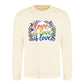 Love Is Love Leafy Floral Pride Month Unisex Sweatshirt