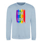 Love Is Love Paint Stripe Pride Month Unisex Sweatshirt