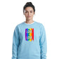 Love Is Love Paint Stripe Pride Month Unisex Sweatshirt