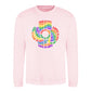 Love Is Love Retro Spiral Pride Month Unisex Sweatshirt