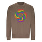 Love Is Love Retro Spiral Pride Month Unisex Sweatshirt