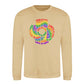 Love Is Love Retro Spiral Pride Month Unisex Sweatshirt