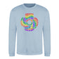 Love Is Love Retro Spiral Pride Month Unisex Sweatshirt