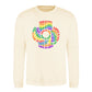 Love Is Love Retro Spiral Pride Month Unisex Sweatshirt