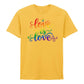 Love Is Love Typography Flow Streetwears Unisex Pride Day T Shirt LGBTQ
