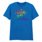 Love Is Love Typography Flow Streetwears Unisex Pride Day T Shirt LGBTQ