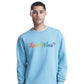 Love Wins Rainbow Script Pride Month Unisex Sweatshirt