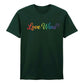 Love Wins Script Style Unisex T-Shirt Modern Classic New Pride Day LGBTQ