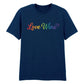Love Wins Script Style Unisex T-Shirt Modern Classic New Pride Day LGBTQ