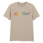 Love Wins Script Style Unisex T-Shirt Modern Classic New Pride Day LGBTQ