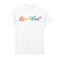 Love Wins Script Style Unisex T-Shirt Modern Classic New Pride Day LGBTQ