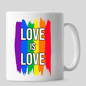 Love Is Love Rainbow Pride Mug, Best Gay Dad Ever Mug, Human Pride Mug, Gift for Pride Month, LGBTQ Mug