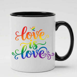 Love Is Love Pride Mug, Best Gay Dad Ever Mug, Human Pride Mug, Gift for Pride Month, LGBTQ Mug