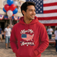 Love My America USA Independence Day Unisex Hoodie