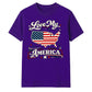 Love My America USA Independence Day Unisex T-Shirt