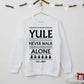 Yule Never Walk Alone Christmas Sweatshirt | Funny Football Fan Xmas Sweater