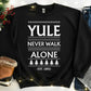 Yule Never Walk Alone Christmas Sweatshirt | Funny Football Fan Xmas Sweater