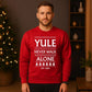 Yule Never Walk Alone Christmas Sweatshirt | Funny Football Fan Xmas Sweater