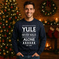 Yule Never Walk Alone Christmas Sweatshirt | Funny Football Fan Xmas Sweater