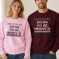 Soon to Be Merry'd Christmas Sweatshirt | Matching Couple Christmas Sweater
