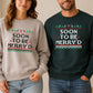 Soon to Be Merry'd Christmas Sweatshirt | Matching Couple Christmas Sweater