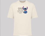 Stitch Oversized T-Shirt, Cute Disney Tee with 'Ohana Means Family' Quote, Oversized Fit for Women & Men, Cool Streetwear M8405